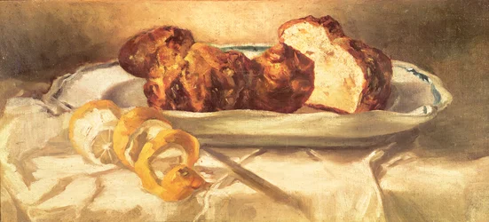 Stillleben mit Brioches und Zitrone, 1873